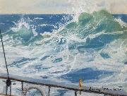 William Stott of Oldham Sunlit Wave oil on canvas